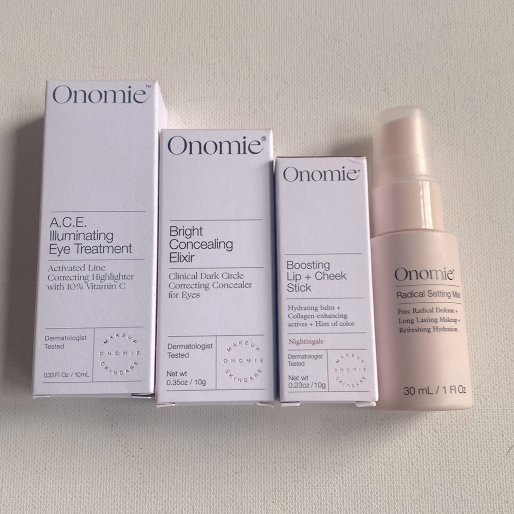 ONOMIE - Award winning Korean skincare Set of 4 Skin care BUNDLE! All New in box